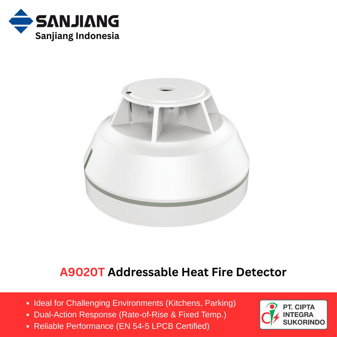 A9020T Intelligent Addressable Heat Detector (EN 54-5 Certified)