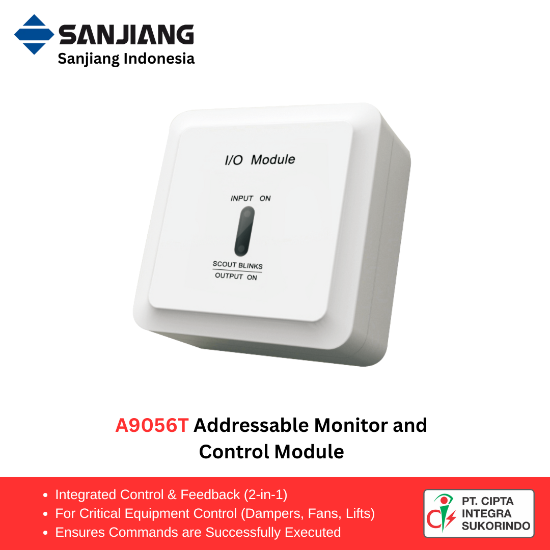 A9056T Addressable I/O Module for Control, Monitoring, and Notification