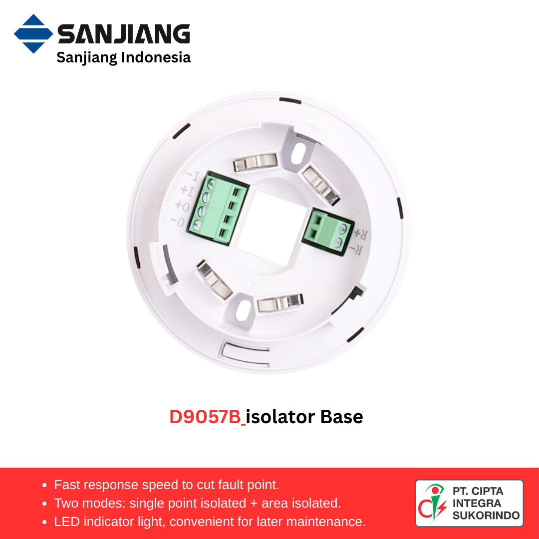 D9057B Intelligent Short-Circuit Isolator Base for System Integrity
